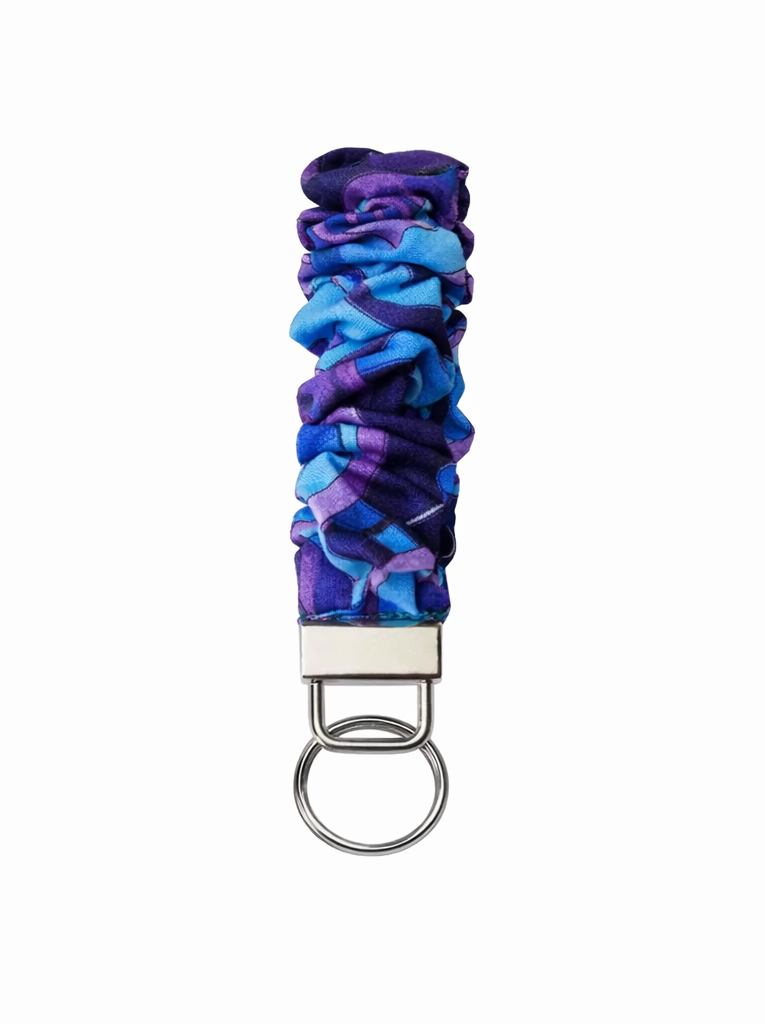 Lavender Skies Scrunchies Key Fob Done