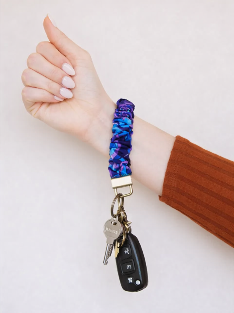 image Lavender Skies Scrunchies Key Fob Done
