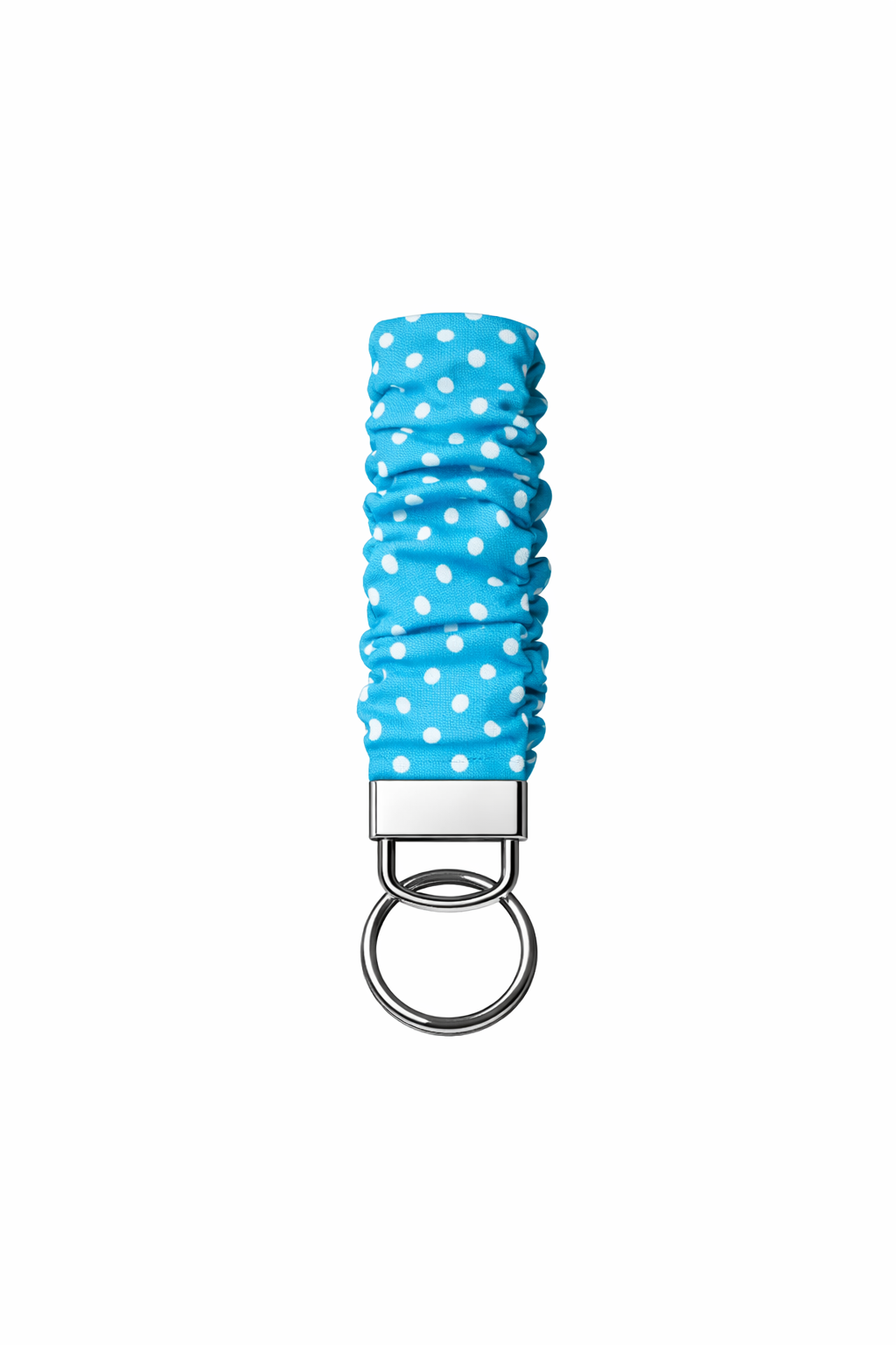 image Polka Dots Scrunchie Key Fob Done