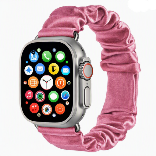 Apple Watch  Scrunchies Band  "Satin and Silk Collection" Custom fit Size