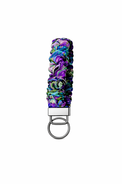Aurora Blend Scrunchie Key Fob done