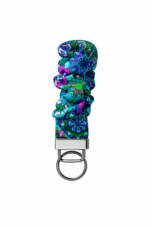 Aurora Petal Scrunchie Key Fob Done