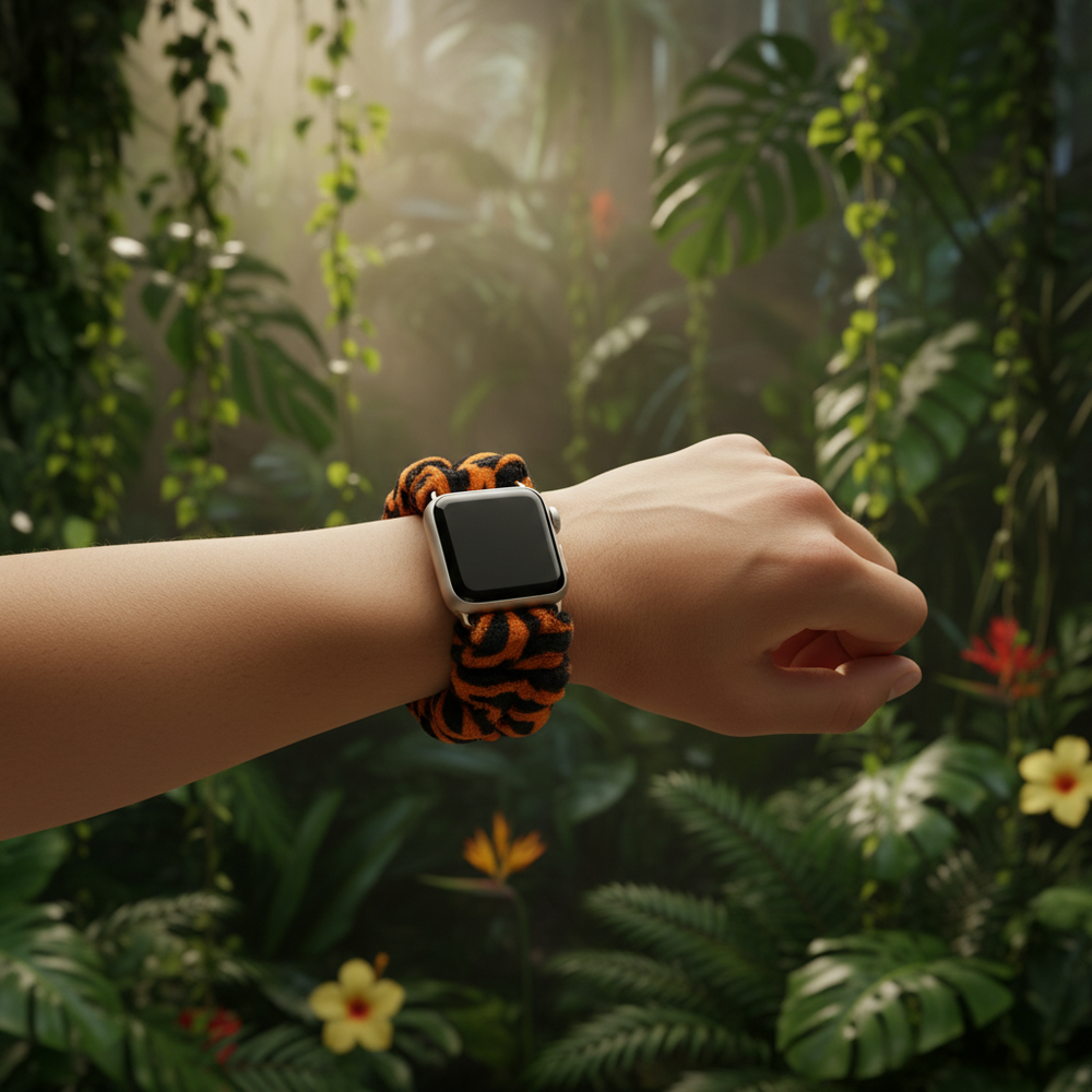 Apple Watch Scrunchie Band  "Wildlife Collection"