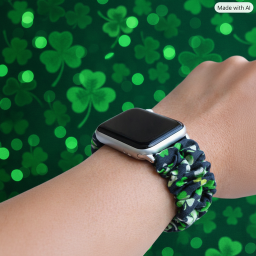 Scrunchie Apple Watch Band  "St. Patrick Day Collection" Waych band
