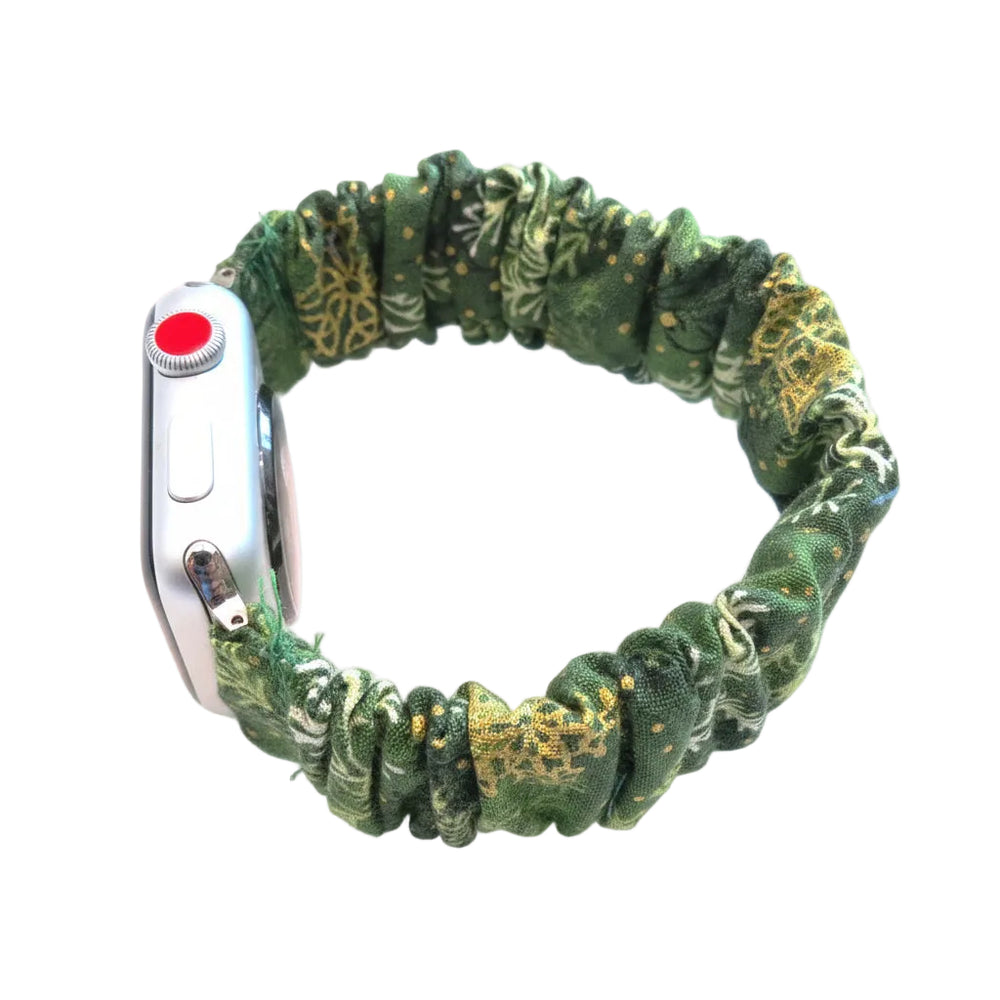 Apple Watch Scrunchie Band Christmas Collection Custom made to Fit your Wrist