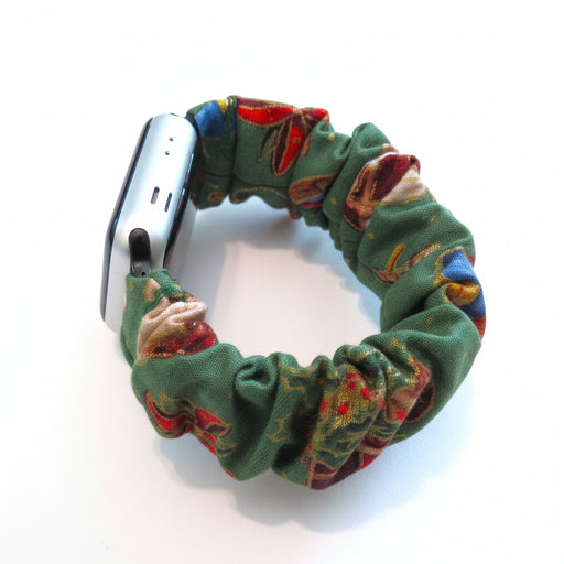 Apple Watch Scrunchie Band Christmas Collection Custom made to Fit your Wrist
