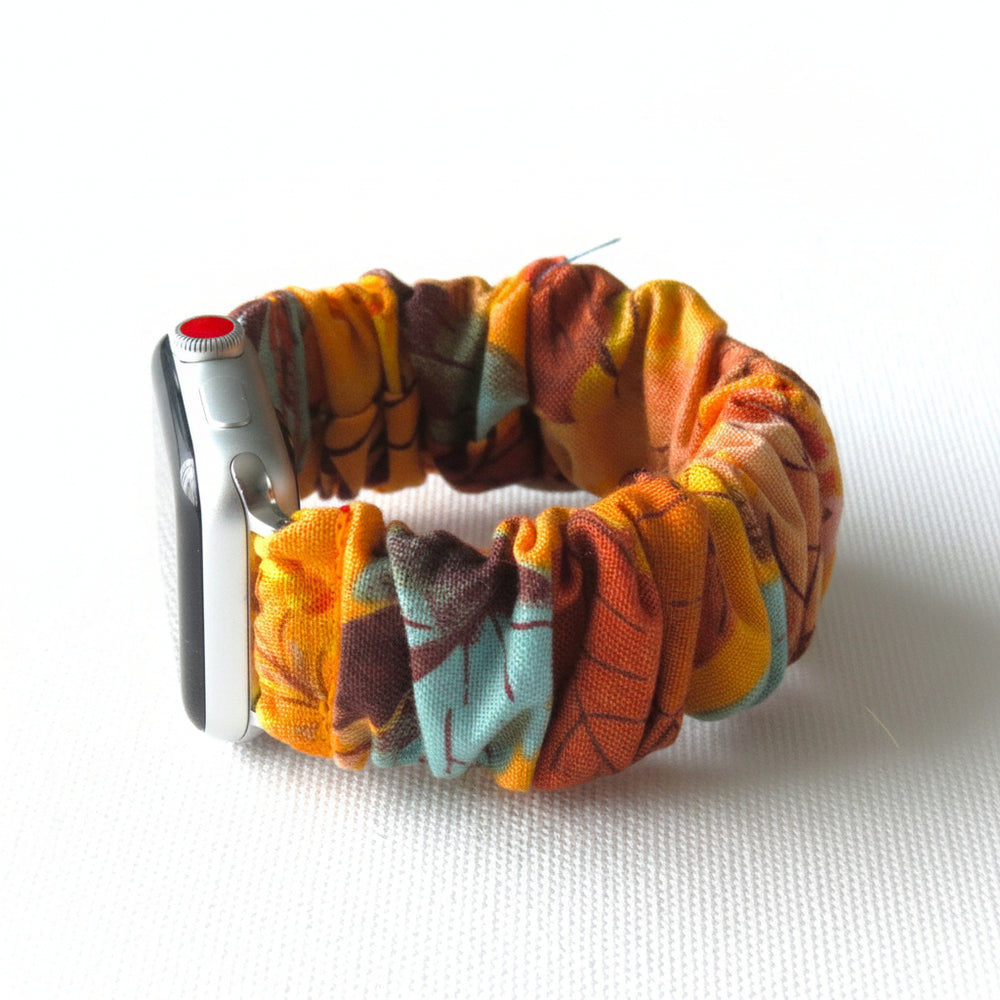 Scrunchie Apple Watch Band Fall/Autumn Collection Custom Fit to Size Wrist