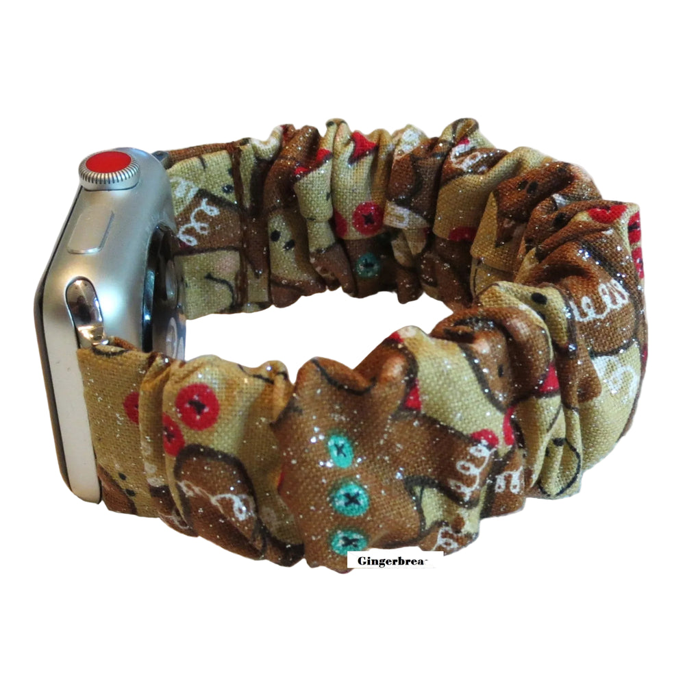 Apple Watch Scrunchie Band Christmas Collection Custom made to Fit your Wrist