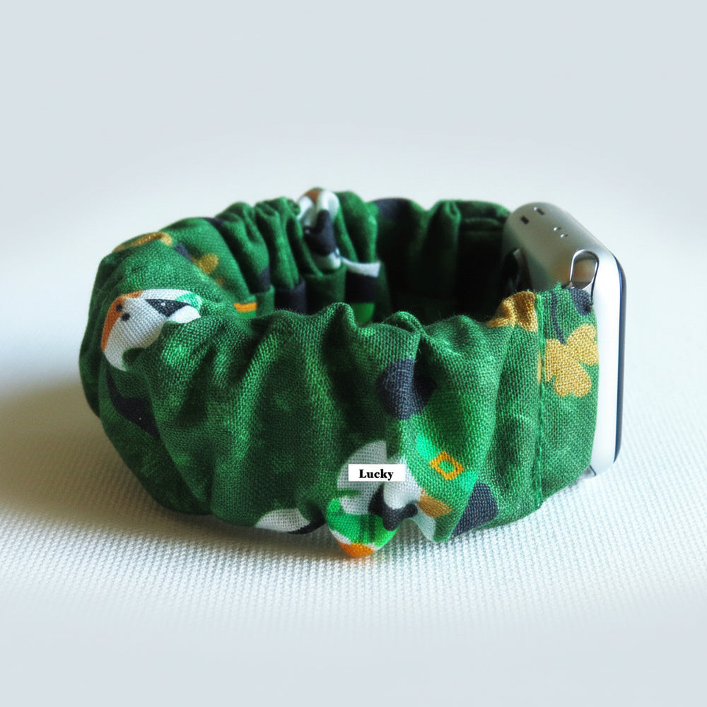 Scrunchie Apple Watch Band  "St. Patrick Day Collection" Waych band