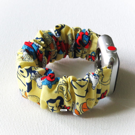 Apple Watch Scrunchie Wrist Band  "People Favorites Collection" Custom Fit Size Band