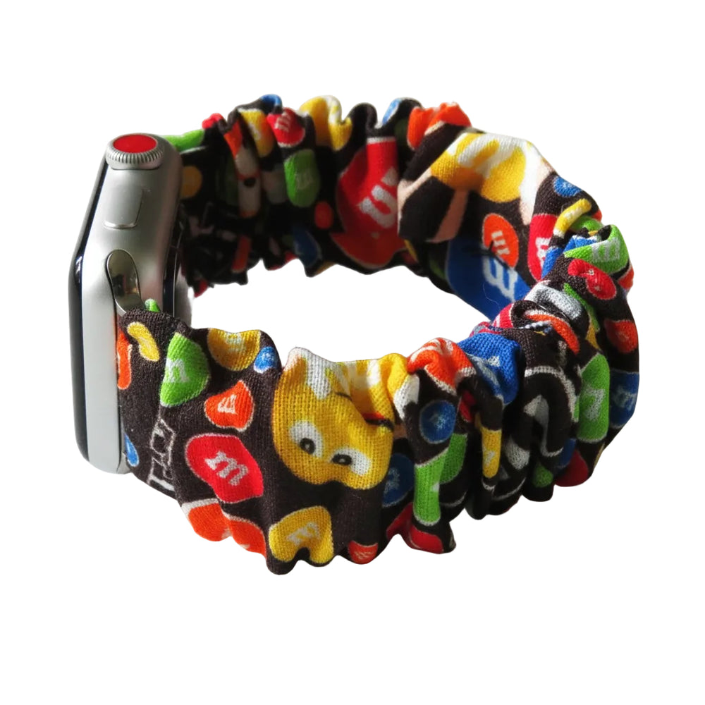 Apple Watch Scrunchie Wrist Band  "People Favorites Collection" Custom Fit Size Band