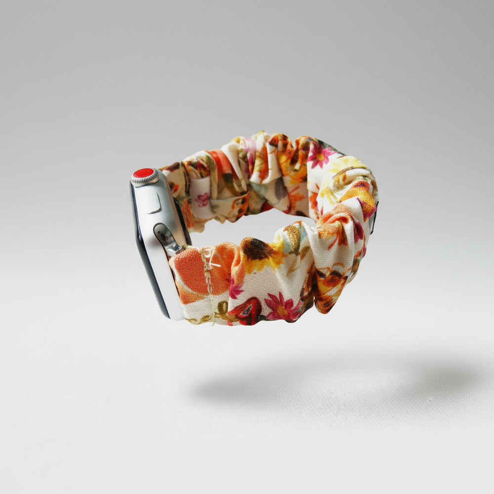 Scrunchie Apple Watch Band Fall/Autumn Collection Custom Fit to Size Wrist