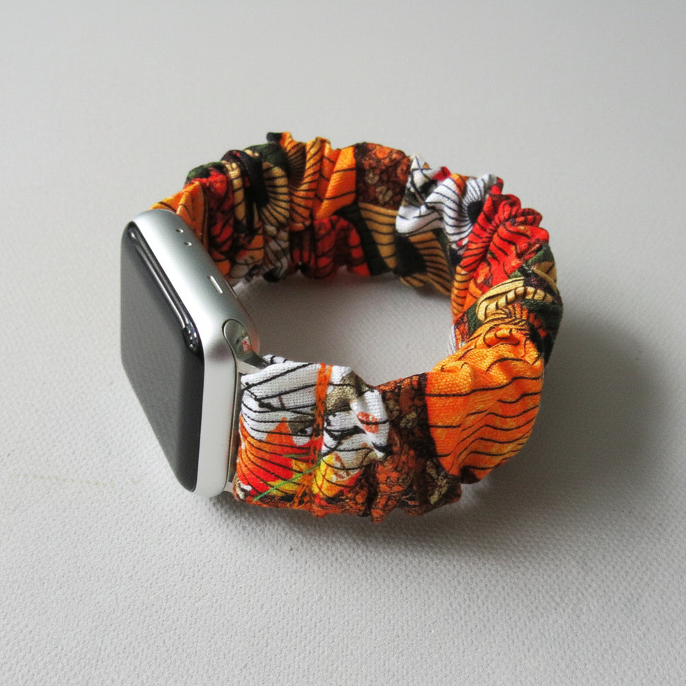 Scrunchie Apple Watch Band Fall/Autumn Collection Custom Fit to Size Wrist