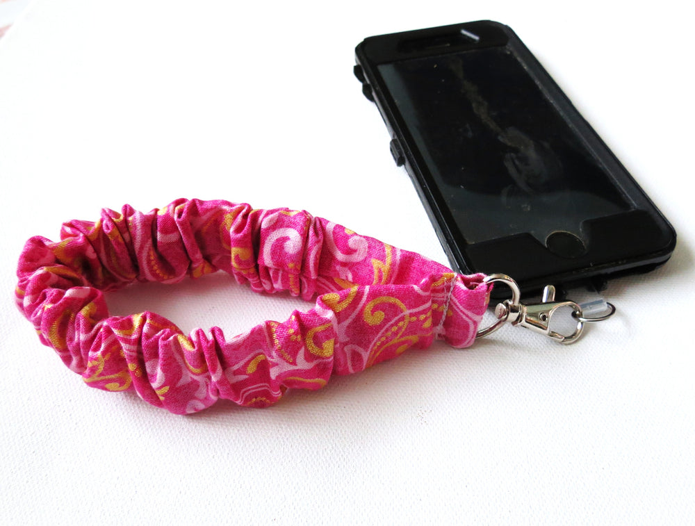 Universal Smart Phone Scrunchie Wristlet Strap