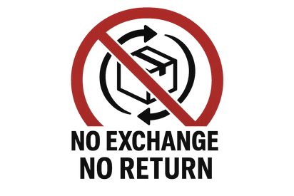 no exchange and return lcon