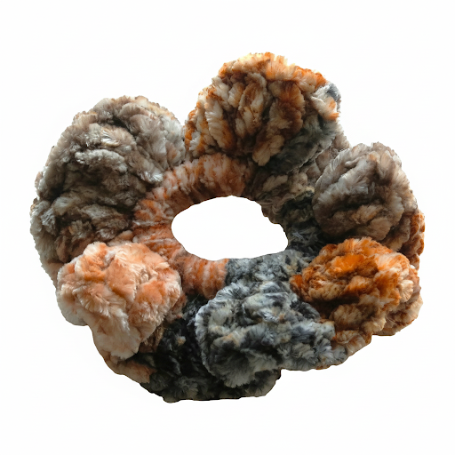 Crocheted Scrunchies Velvet